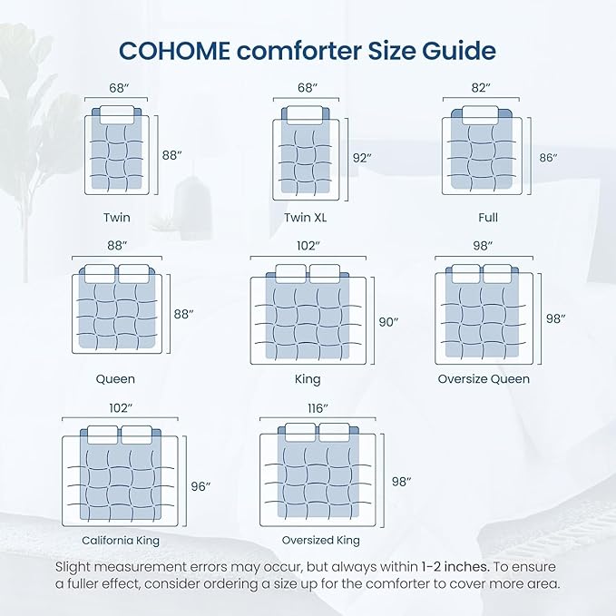 COHOME Quilted Oversized King Size Comforter - Image 7