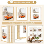 ATOBART 11x14 Picture Frame Set of 4, 8x10 - Image 2