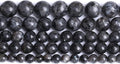 4mm 90pcs Natural Black Labradorite Stone Beads Round Larvikite Beads by NaturalStoneBeads