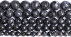 4mm 90pcs Natural Black Labradorite Stone Beads Round Larvikite Beads by NaturalStoneBeads