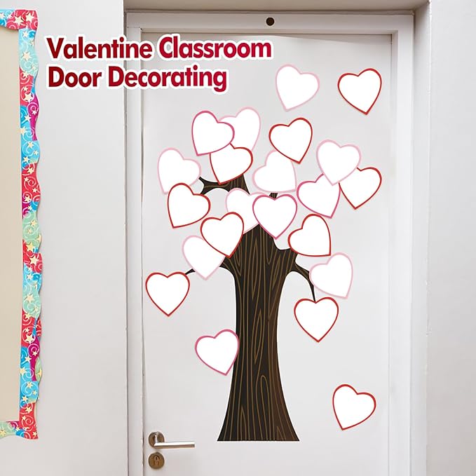 90 Pieces Heart Cutouts Paper Hearts Heart Shape Cards 5.5 Inches Large - Image 5