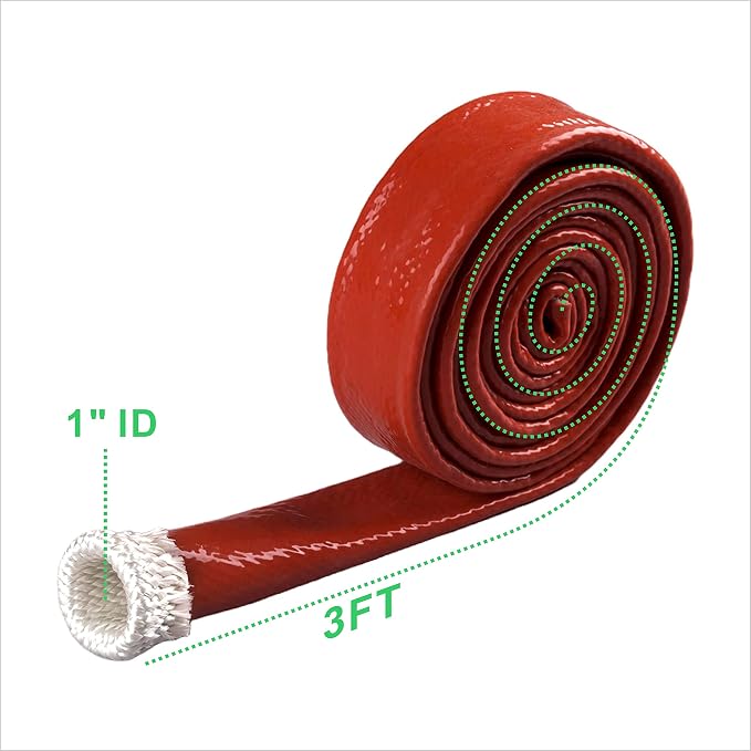 Fuel Line Heat Shield Insulation Heat Shielded Fire Thermo Armor Fire Sleeve - Image 3