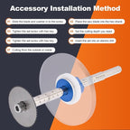 PVC Pipe Internal Cutter Set – 360° Rotating Cutter, adjustable depth gauge - Image 5
