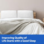 CushZone Memory Foam Pillows for Sleeping, Bed Pillow - Image 8