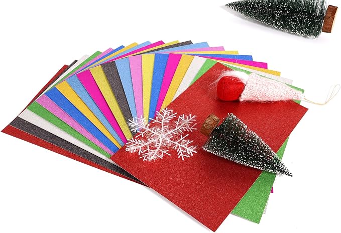 10 Sheets Glitter Decorative Cardstock Paper 30 X 20cm A4 Paper - Image 6