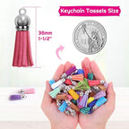 Cridoz 300pcs Tassels for Jewelry Making, Keychain Charms Bulk for Crafts - Image 3