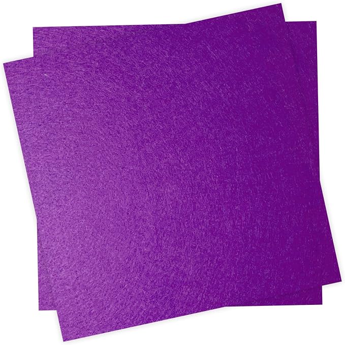 12" x 12" Felt Fabric Sheets for Crafts, Squares Felt Paper for Sewing Craft by YHOLSDAS