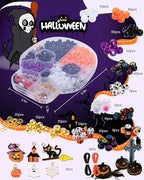 Taybonds Halloween Beads for Bracelet Jewelry Making Kit, Skull Polymer Clay - Image 2