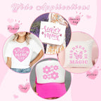 Tintnut Light Pink Heat Transfer Vinyl, easy cut & weed, stretch washable - Image 5