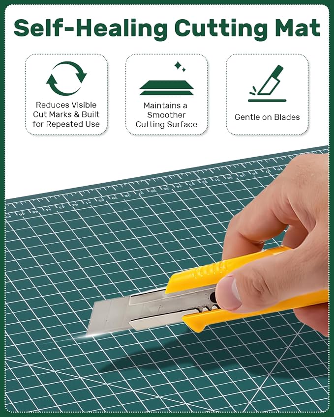 Self Healing Cutting Mat, Double-Sided Rotary Cutting Mat - Image 5