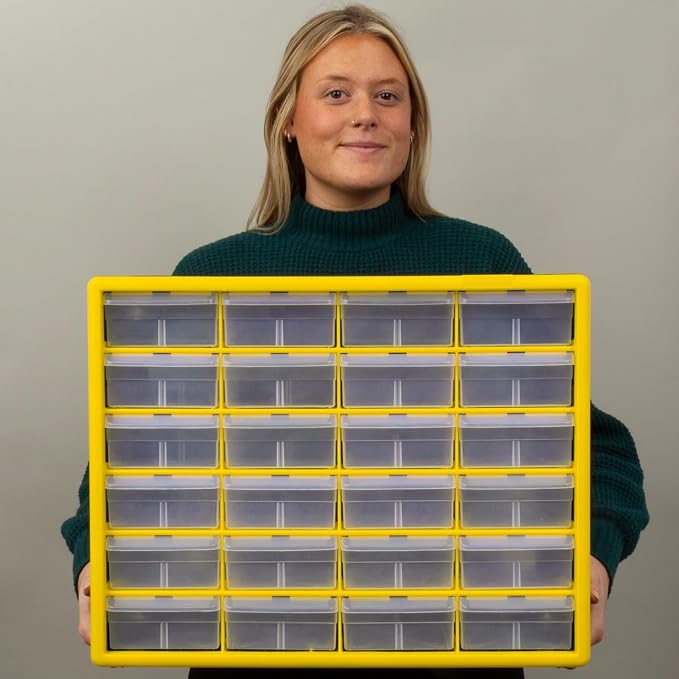 Akro-Mils 24-Drawer Plastic Drawer Storage Cabinet - Image 2