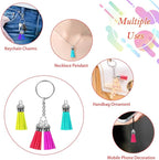 Cridoz 300pcs Tassels for Jewelry Making, Keychain Charms Bulk for Crafts - Image 6