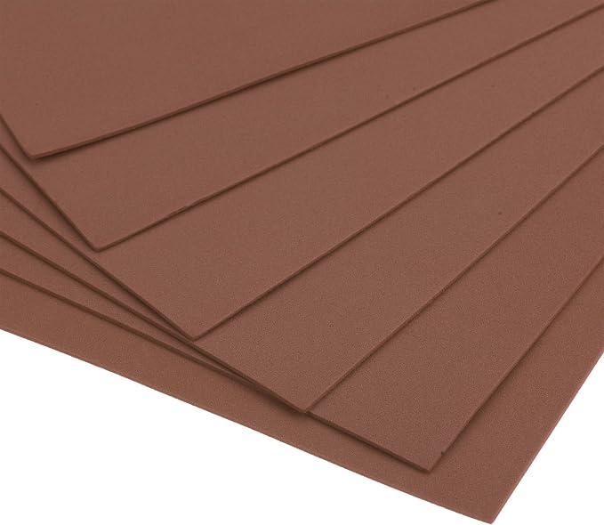 uxcell Coffee EVA Foam Sheets, 11.8x7.9 in 2mm Thick Handicraft Foam Paper - Image 5