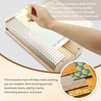 Bookbinding Punching Cradle Set, Includes Dual-Use Piercing Guide, - Image 3