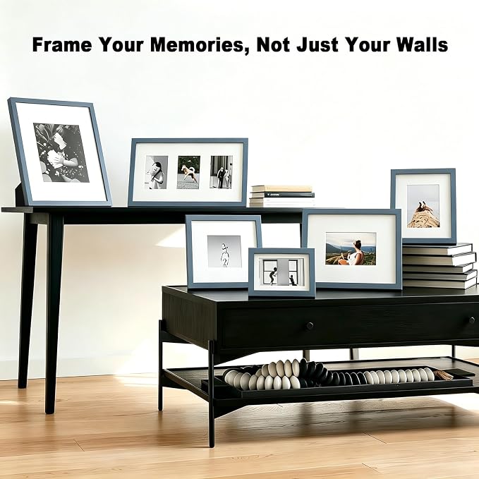 RPJC 5x7 Picture Frames Made of Solid Wood High Definition Glass - Image 3