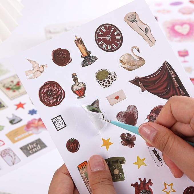 Girl's Korean Sticker Book, Food and Daily Life Theme - Image 5