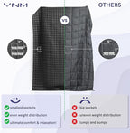 YnM 12lbs Weighted Blanket for Adults, Linen Heavy Bed Throw Blanket - Image 7