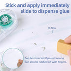 12-Pack Scrapbook Glue Tape Runner, 49.52ft No Residue Double-Sided | 0.24 inch - Image 5