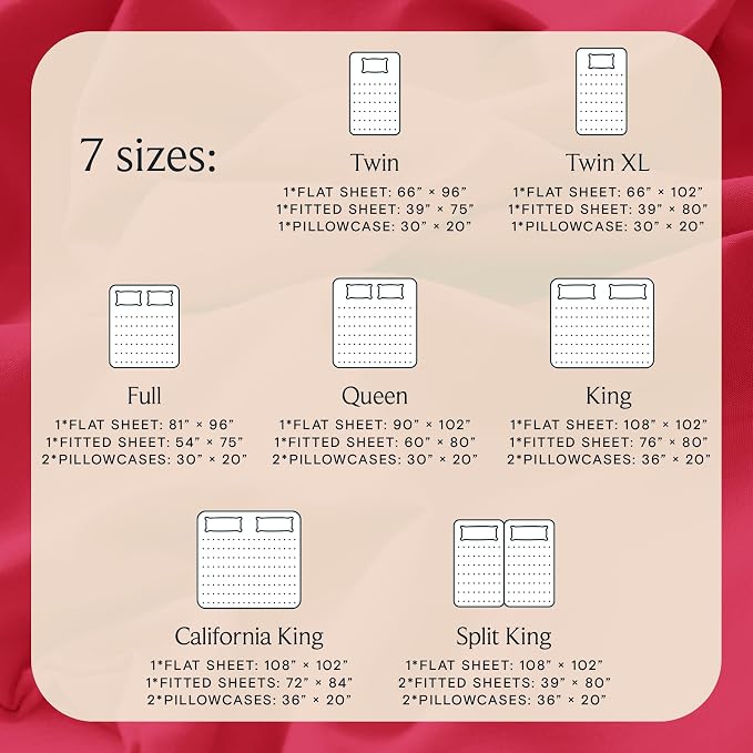 LuxClub 3 PC Twin Sheet Set, Deep Pockets Wrinkle Free Cooling Bed Sheets Hotel - Image 4