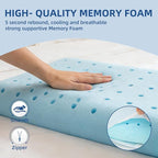Sycoodeal Cooling Memory Foam Pillow Standard Size - Image 3