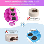Sakolla 3 Pcs Round Chocolate Cookie Molds, 12-Cavity Cylinder Silicone Molds - Image 4