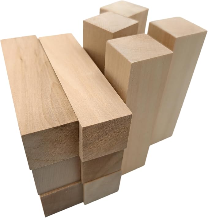 10PCS Basswood Carving Blocks, Whittling Wood Carving Kit, Unfinished Wooden - Image 3