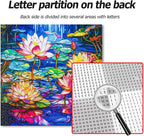 Bgraamiens Stained Glass Waterlily Jigsaw Puzzle - Image 7