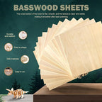 36 Pack 12"x12" Basswood Sheets 1/8", 3mm - Image 2