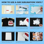 A-SUB Sublimation HTV for Dark and Light Fabric - Image 4