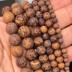 10mm Matte Brown Pictures Jaspers Bead, 15-Inch Matte Round Loose Stone Beads - Image 8