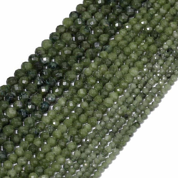 4mm 90pcs Southern Jade Tiny Gemstone Beads - Image 8