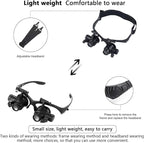 Magnifying Glasses with LED Light, LXIANGN Jeweler Loupe Watch Repair Magnifier - Image 5