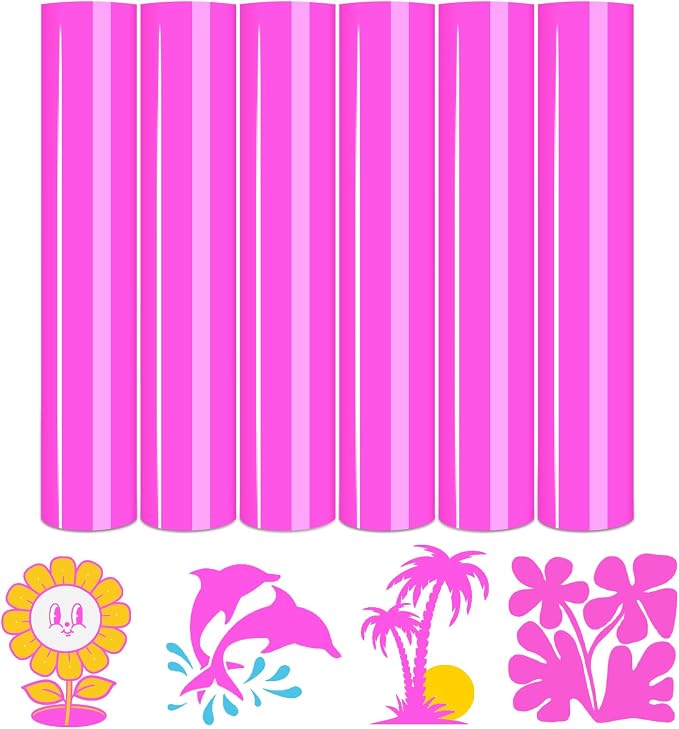 Tintnut Light Purple Neon Heat Transfer Vinyl, easy cut & weed, stretch washable by Tintnut