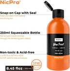 Nicpro 18 Colors Acrylic Glass Paint Set Large Bulk Enamel & Ceramic Painting - Image 3