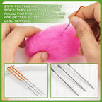 Mayboos 35 Pcs Needle Felting Needles, Wool Felting Supplies - Image 5