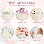 Legigo Blank Canvas Bag Zipper Pouch Makeup Bags Bulk - Image 5