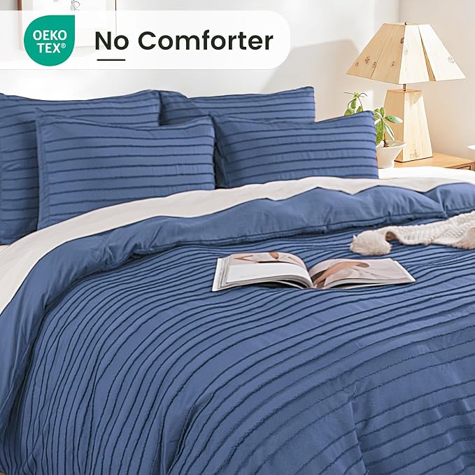 NEXHOME PRO Duvet Cover King, 3 Pieces Boho Tufted Duvet Cover Set, Soft and - Image 3