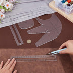 PH PandaHall 4pcs Boxy Bag Making Templates - Image 3