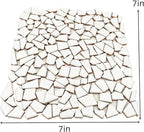 200g Ceramic Mosaic Tiles for Crafts, Irregular Stained Ceramic 0.2"x0.8" - Image 4