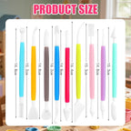 Basic Polymer Clay Tools, Clay Sculpting Tools Acrylic Roller Pin, Double-Ended - Image 3