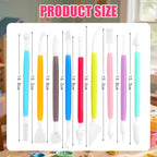 Basic Polymer Clay Tools, Clay Sculpting Tools Acrylic Roller Pin, Double-Ended - Image 3