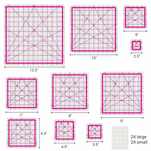 10 Quilting Square | Quilting Rulers, Square Rulers, Square Quilting Rulers - Image 5