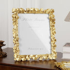 8x10 Picture Frame Gold Picture Frames, Vintage Ornate Frame Leaf Textured - Image 7