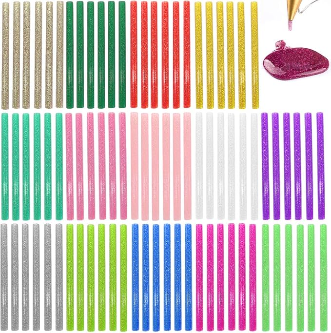 Ewparts Glitter Glue Sticks 14 Colors 84 Pack by Ewparts