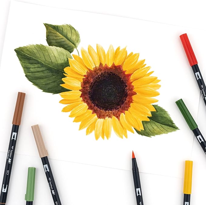 Tombow 56168 Dual Brush Pen Art Markers, Brush and Fine Tip Markers - Image 9