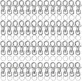200 Pcs Keychain Hooks with Key Rings, 1.38inch Metal Swivel Lobster Claw Clasps by Gisedkle