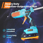 Full Size Cordless Glue Gun, GoGonova 20V Temp Adjust LCD Digital Display Fast - Image 4