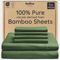Bambaw 100% Viscose Derived from Bamboo Queen Sheet Set 6 Piece, Queen Size by Bambaw