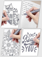KEMYR 10 Micro Fine liner Drawing Art Pens Calligraphy Pens: 0.05mm-1.0mm Size - Image 7
