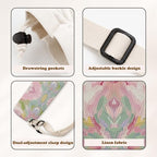 Preppy Grandmillennial Floral Mahjong Mat Bag - Image 3